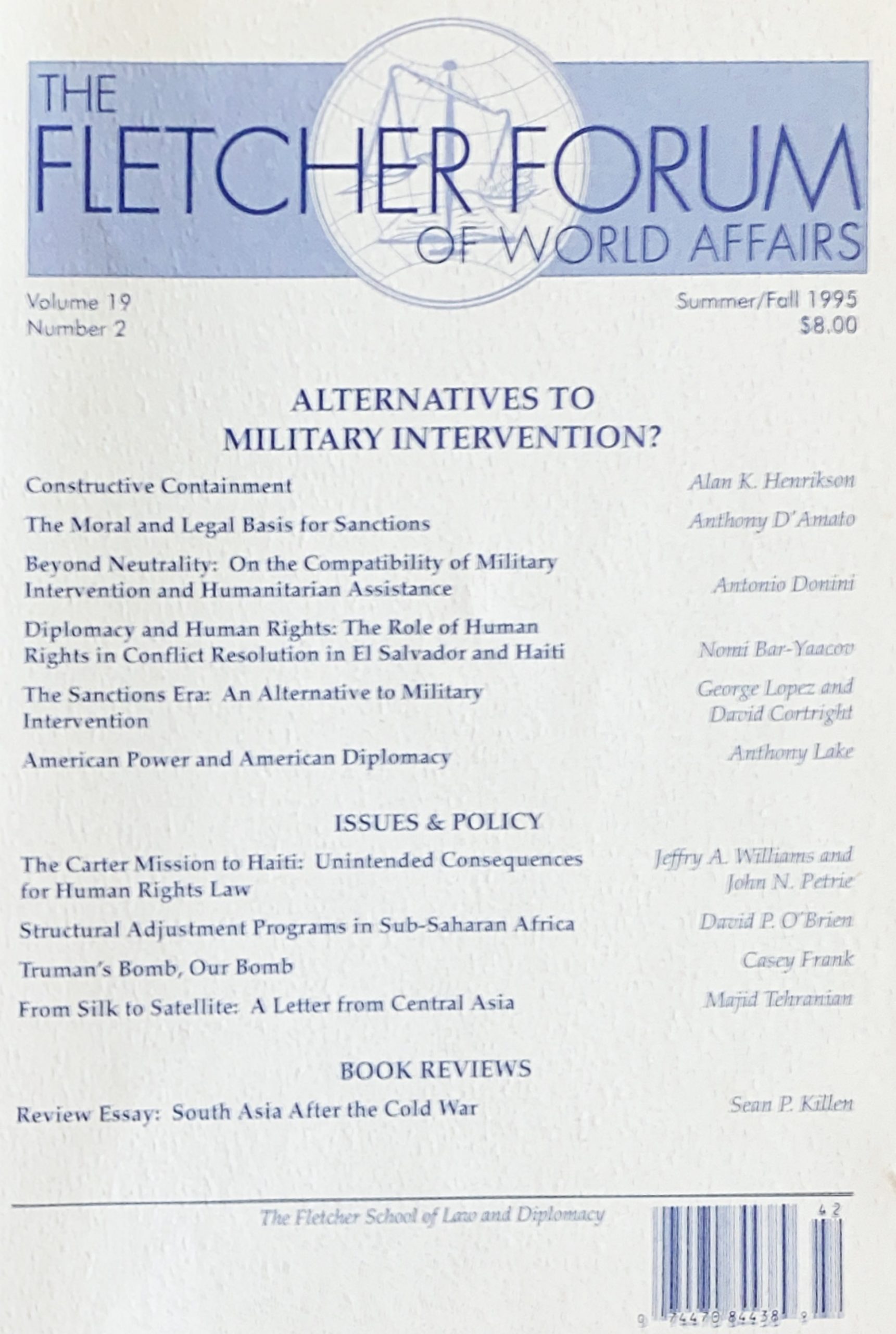 The Sanctions Era: An Alternative to Military Intervention